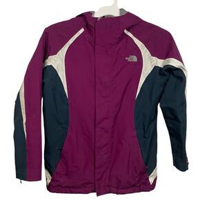 The North Face Purple Hyvent Soft Shell Weather Resistant Jacket